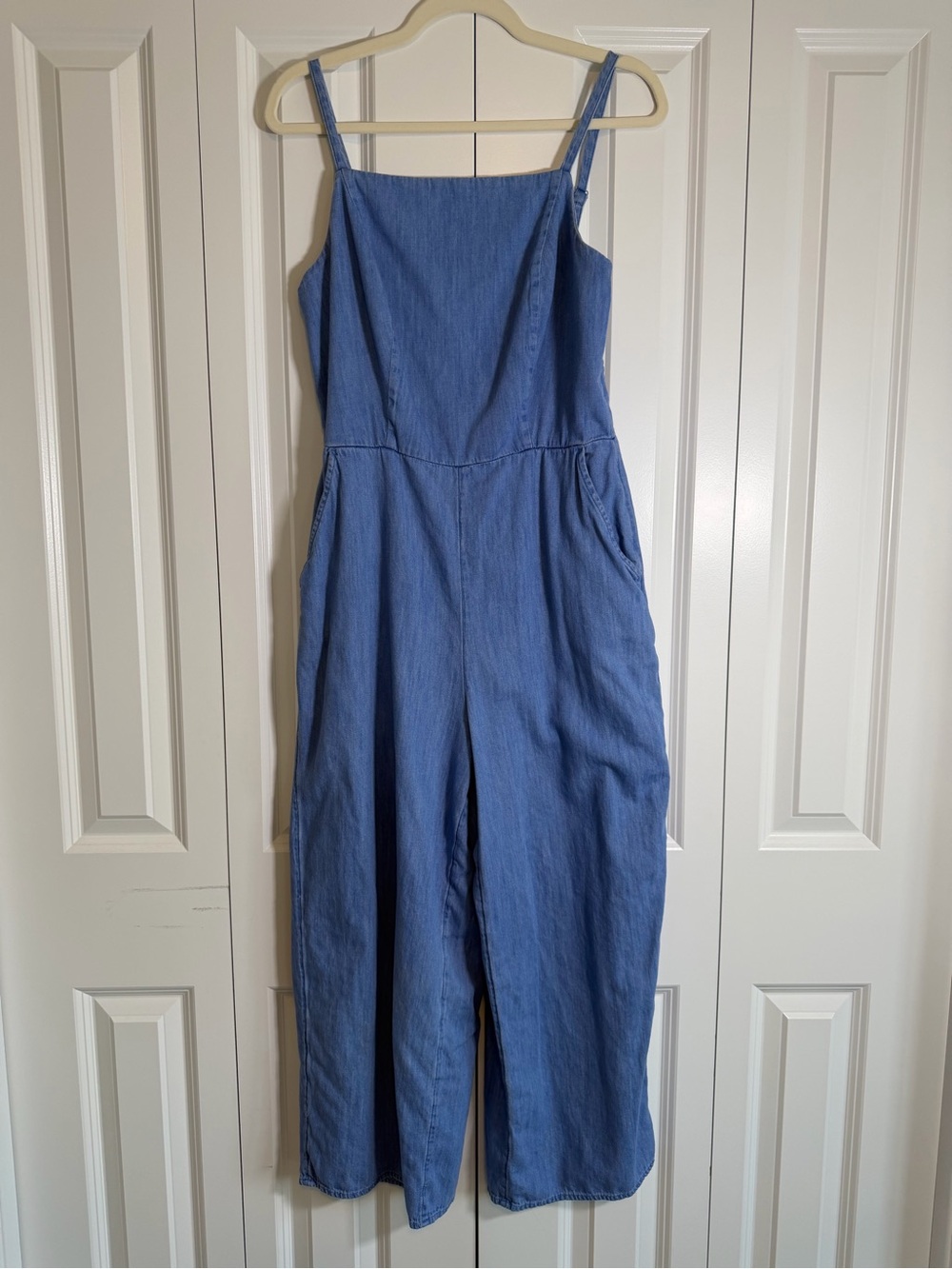 Old Navy Light Blue Denim Overalls Jumpsuit